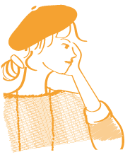 女子のイラスト