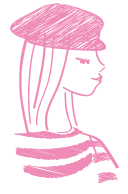 女子のイラスト